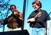 Kevin Burke and Tim O Brien Merlefest Americana Festival (C) John Cutliffe 2001